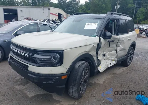 2024 Ford Bronco Sport Outer Banks из США, поврежденный, VIN 3FMCR9C63RRF59994